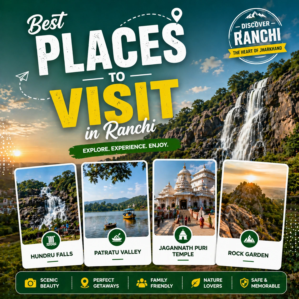 Places to Visit in Ranchi