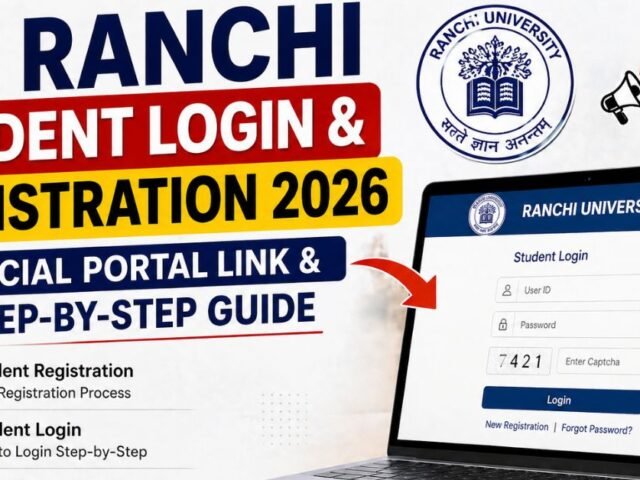 RU Ranchi Student Login & Registration 2026: Official Portal Link & Step-by-Step Guide