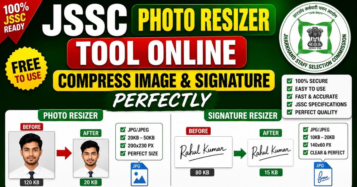 JSSC photo resizer tool online