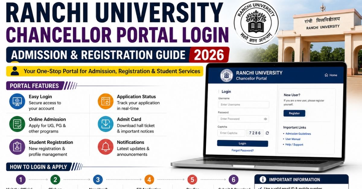 Ranchi University Chancellor Portal Login