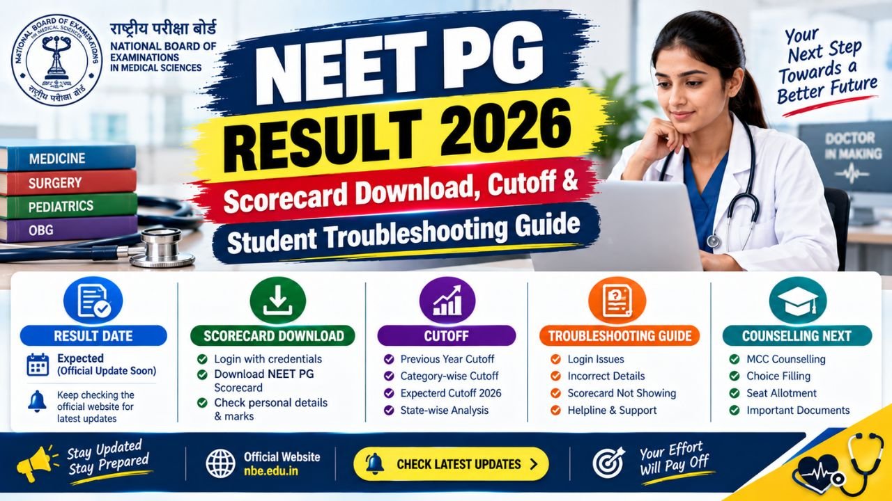 NEET PG 2026 result date