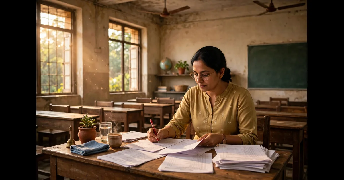 AP Special TET answer key 2026 teacher checking answer sheet