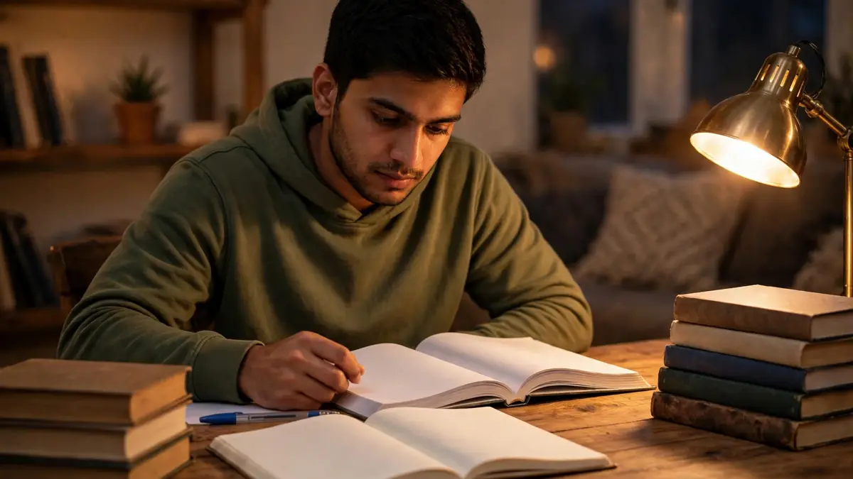 CCL 2026 exam preparation — candidate studying mining syllabus with books and notes