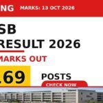 DSSSB PRT Result 2026