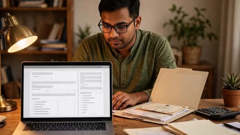 How to apply for ESIC Recruitment 2026 — online application form steps on laptop