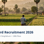 West Singhbhum Crop Guard Recruitment 2026: 15 Posts West Singhbhum Crop Guard Recruitment 2026 — 15 posts, 10th pass, last date 30 October 2026