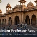 RPSC Assistant Professor Result 2026: Business Admin List
