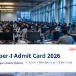 SSC JE Admit Card 2026: City Slip Expected 23 Oct