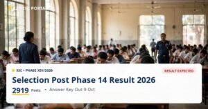 SSC Selection Post Phase 14 Result 2026: Expected Date, Cut-Off