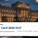 IOB SO Admit Card 2026 OUT: Download Call Letter, 291 Posts