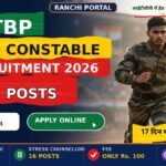 ITBP Head Constable Recruitment 2026 - 37 posts, Motor Mechanic 21 and Education Stress Counsellor 16, last date 27 October