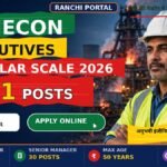 MECON Executives Recruitment 2026: 111 Regular-Scale Posts, Last Date 29 October MECON Executives Recruitment 2026 — 111 regular-scale posts, last date 29 October 2026
