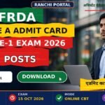 PFRDA Grade A Admit Card 2026 — Phase-1 call letter released, exam 15 October