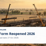 PSSSB JE Recruitment 2026: 262 Posts, Form Reopened — Last Date 27 Oct