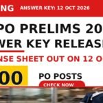 SBI PO Prelims Answer Key 2026 OUT: Check Response Sheet SBI PO Prelims Answer Key 2026 — response sheet released 12 Oct 2026, 1500 posts
