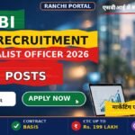 SBI SCO Recruitment 2026 10 Specialist Officer Posts