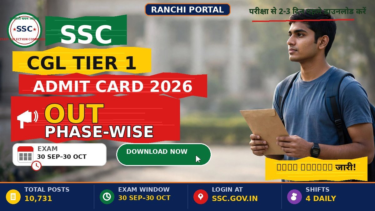 SSC CGL Tier 1 Admit Card 2026 — Hall Ticket Download