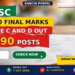 SSC Stenographer Final Marks 2026