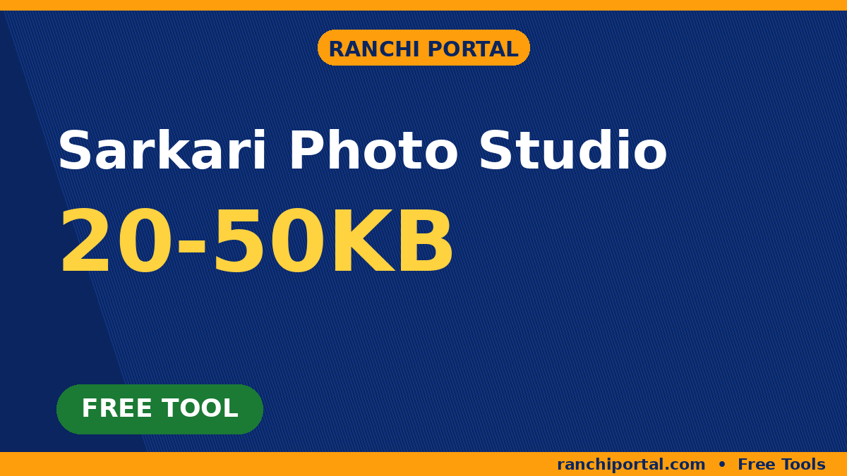 Sarkari Photo Studio – Free Photo and Signature Resizer Tool