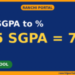 RU SGPA to Percentage — Ranchi University official formula calculator