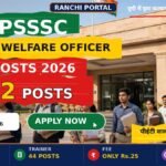 UPSSSC Youth Welfare Officer Recruitment 2026